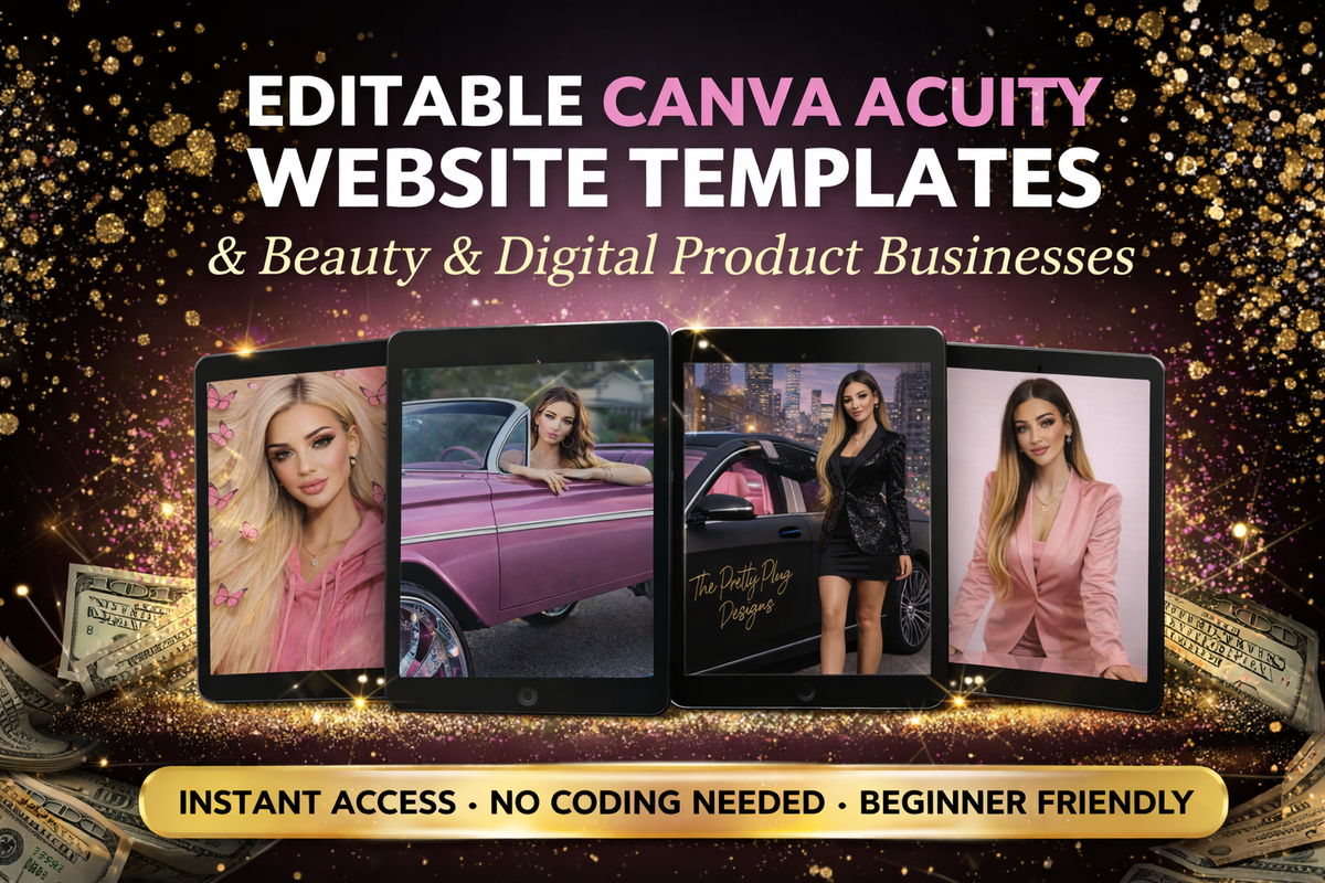 Canva Acuity Website Templates.