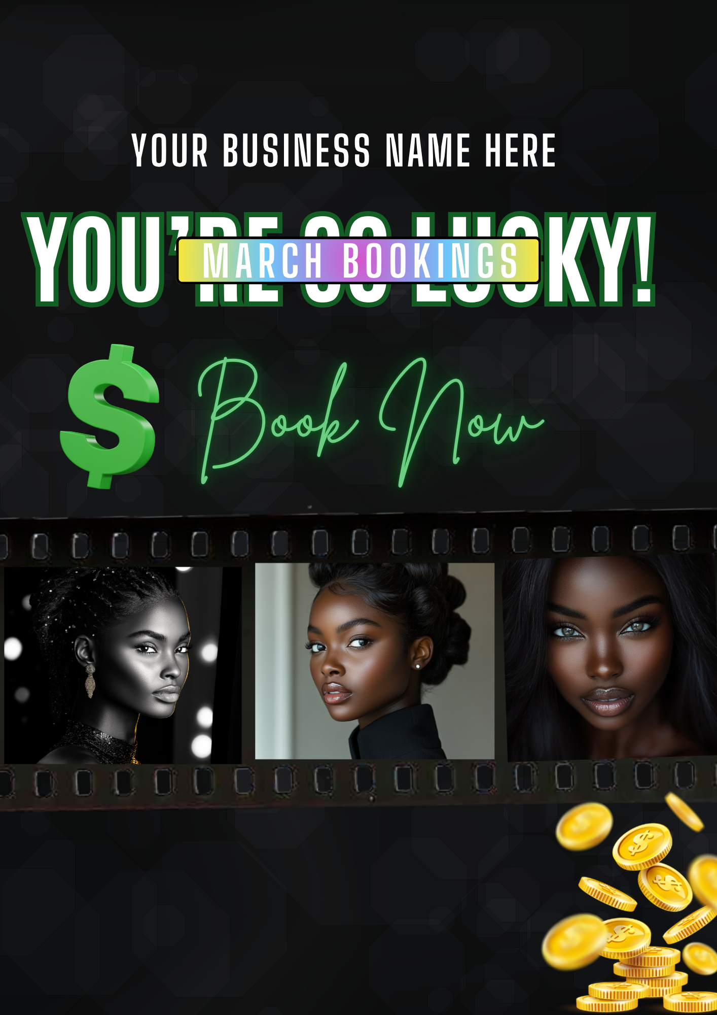 Editable March Social Media & Flyer Canva Template Bundle | 19 Premade Monthly Marketing Designs + St. Patrick’s Day Content