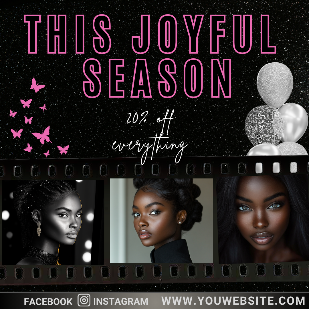 January Content Canva Template Bundle | 11 Editable Social Media Posts, Booking Flyers & Sales Promo Designs