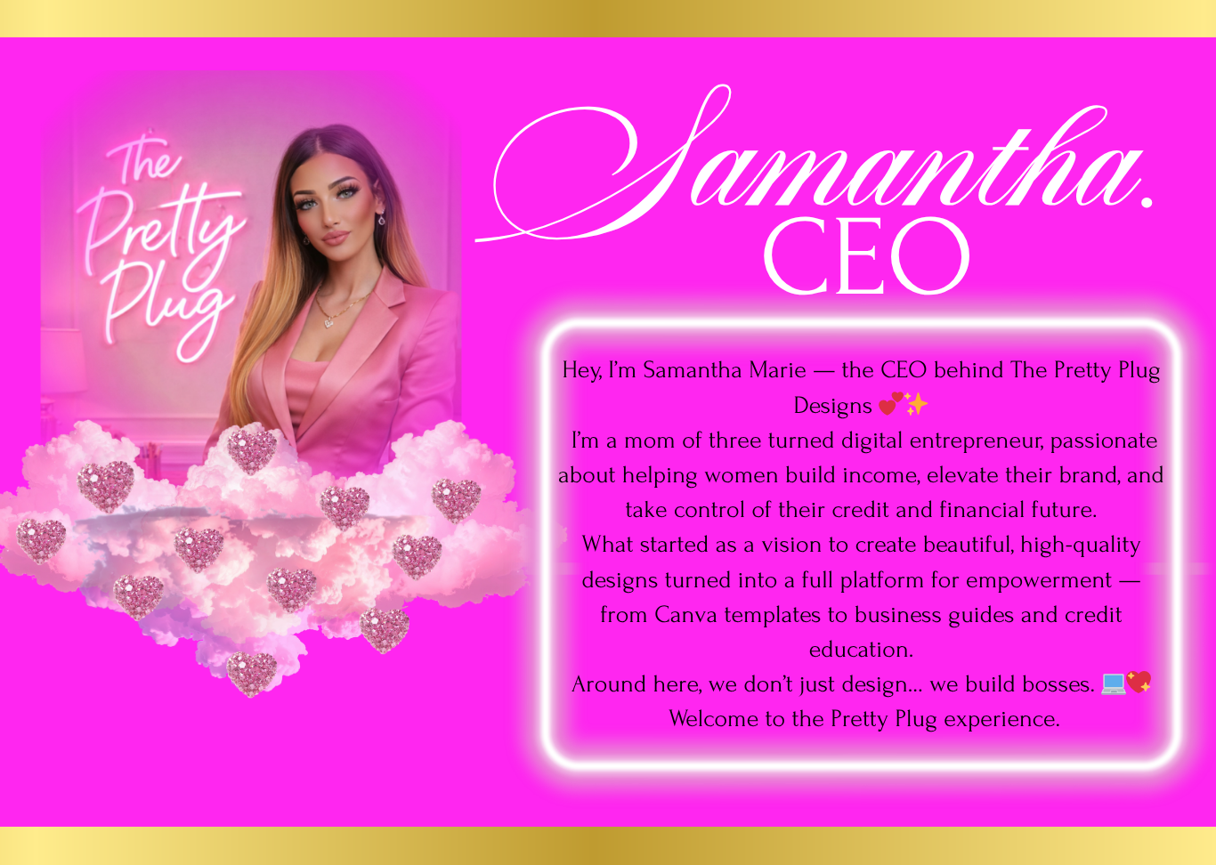 Fully Editable Canva Website Template for Digital Products | Acuity Website Design 2026 – Pretty Plug Style