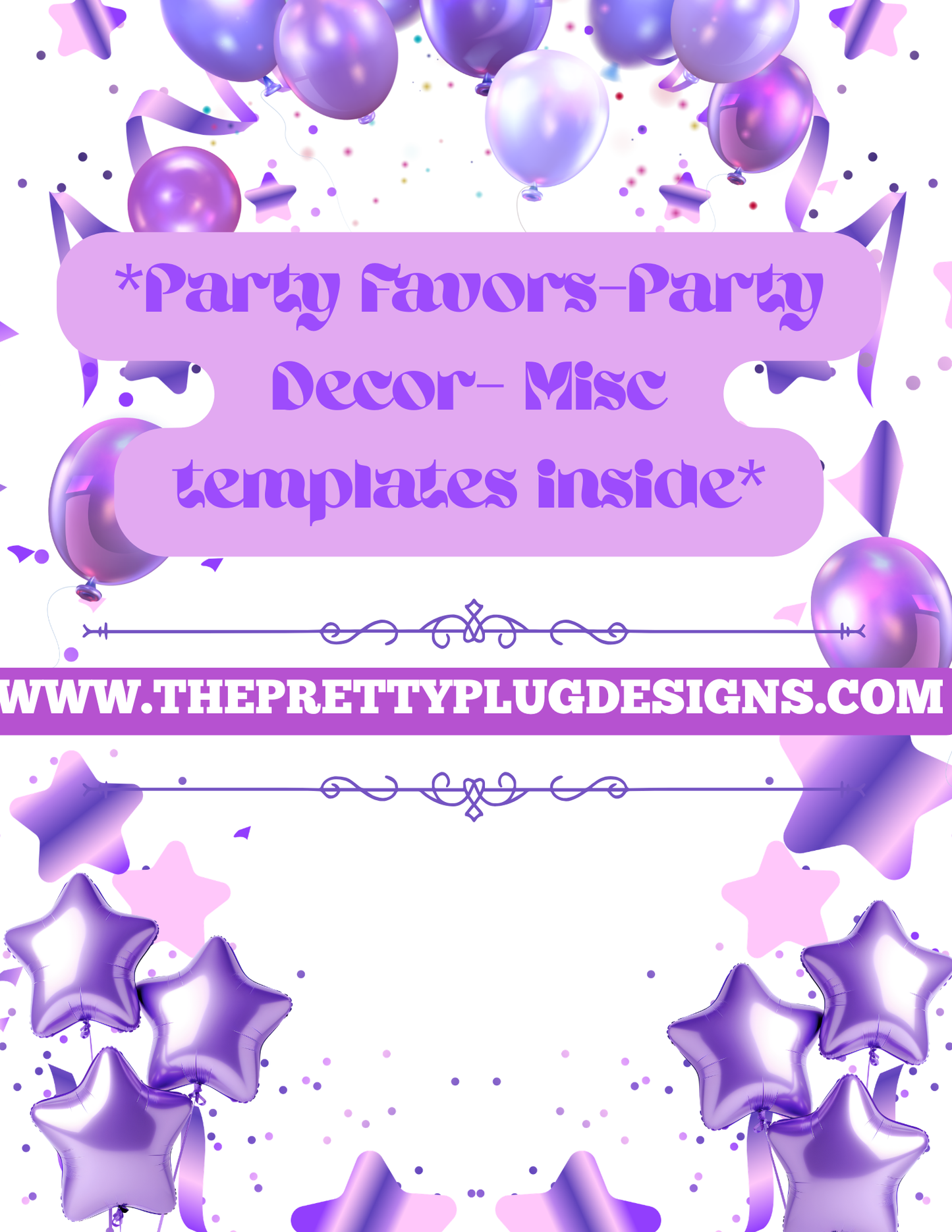 Party Decor Business Starter Kit Canva Template Mega Bundle