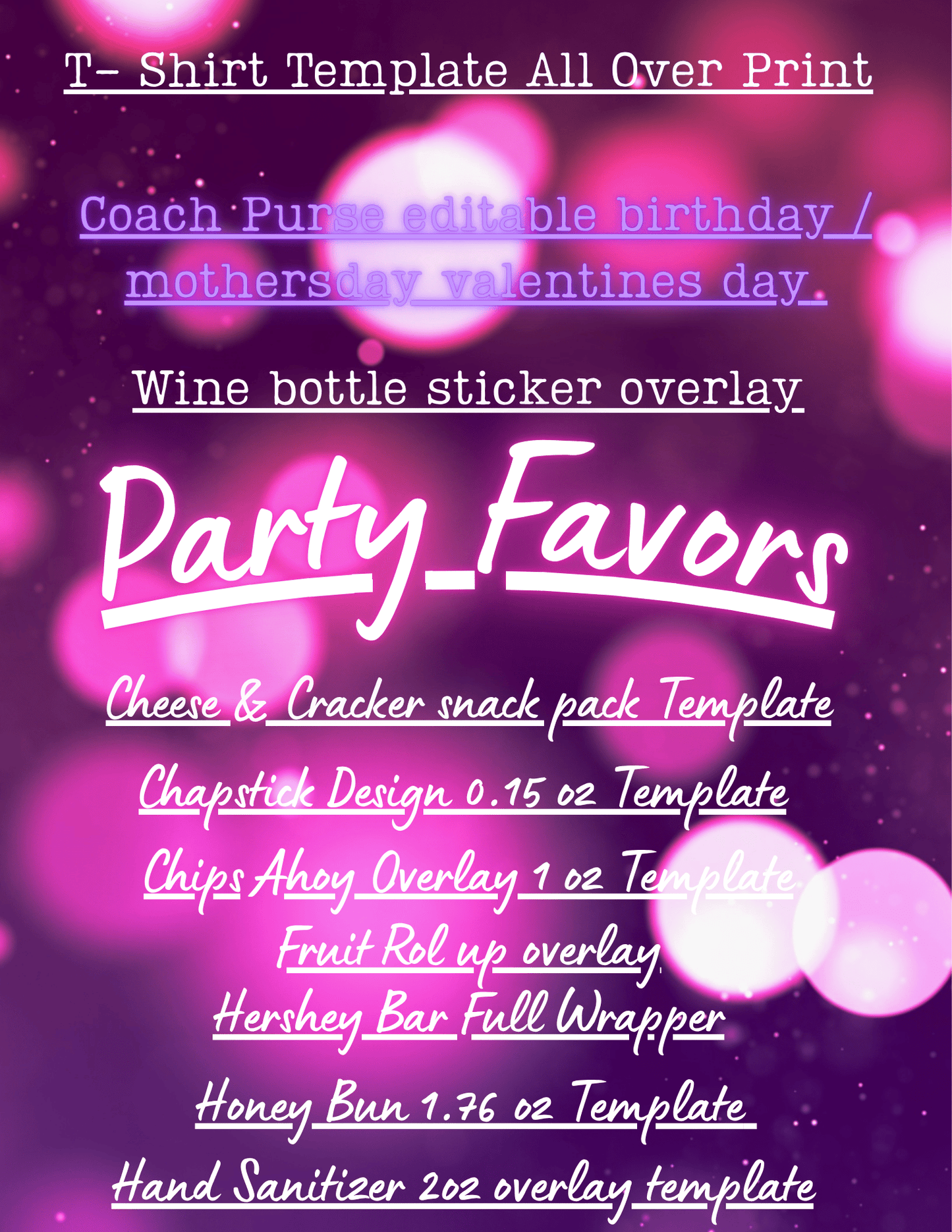 Party Decor Business Starter Kit Canva Template Mega Bundle